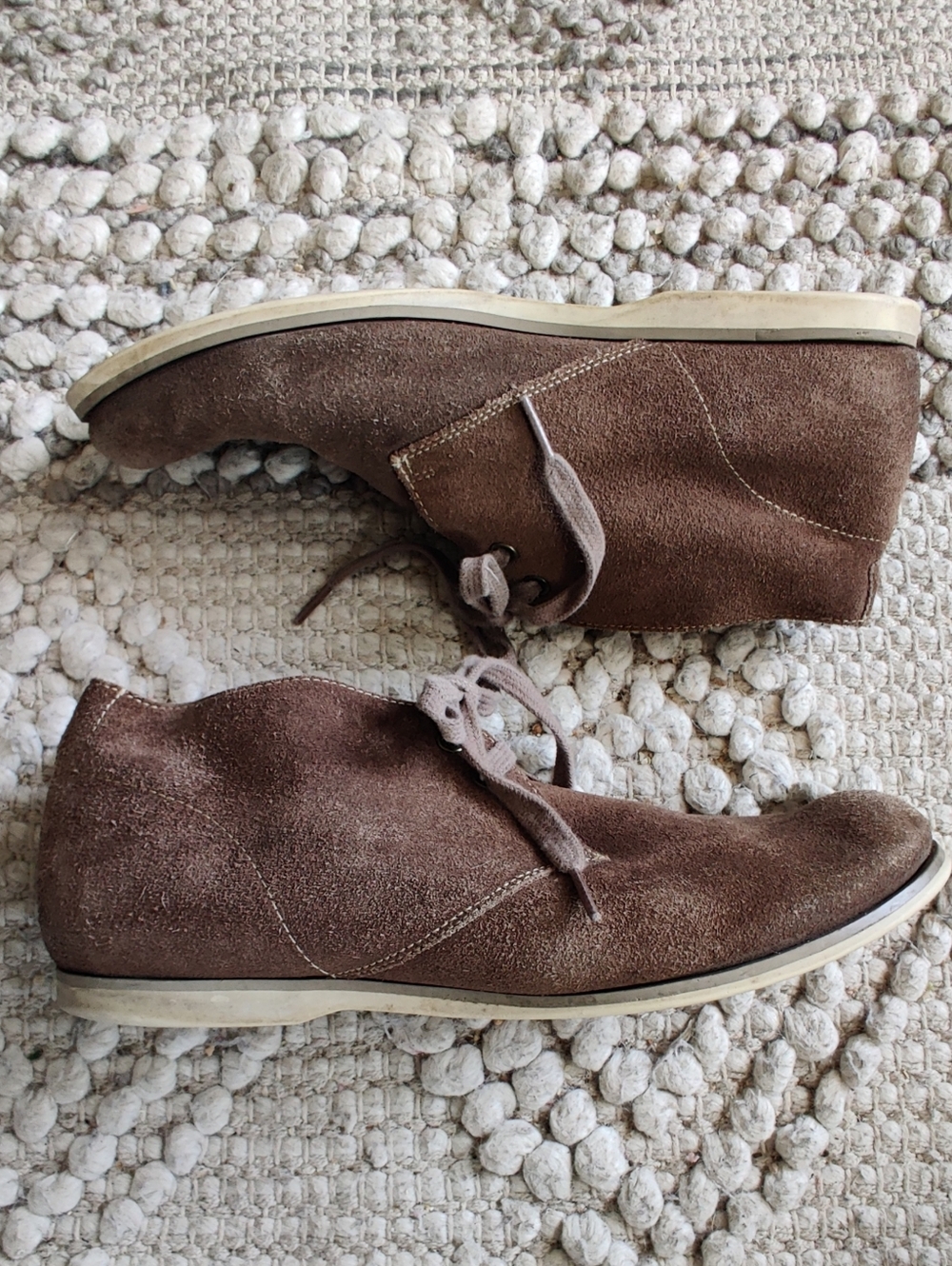 John Varvatos chukka boots In Brown Suede Men's Size 9M